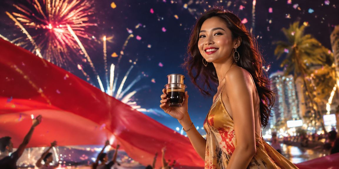 Người dùng truy cập jkc trên điện thoại tại quán cà phê Côn Đảo