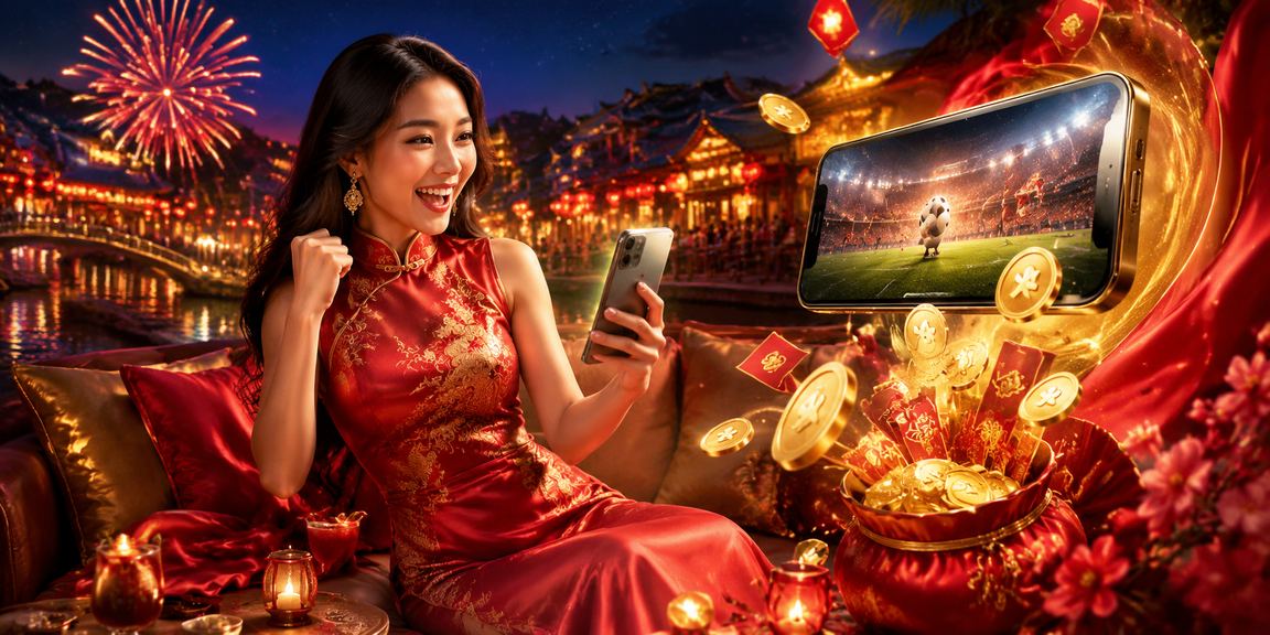 Trang khuyến mãi jkc với hình ảnh bao lì xì đỏ và áo dài Hội An