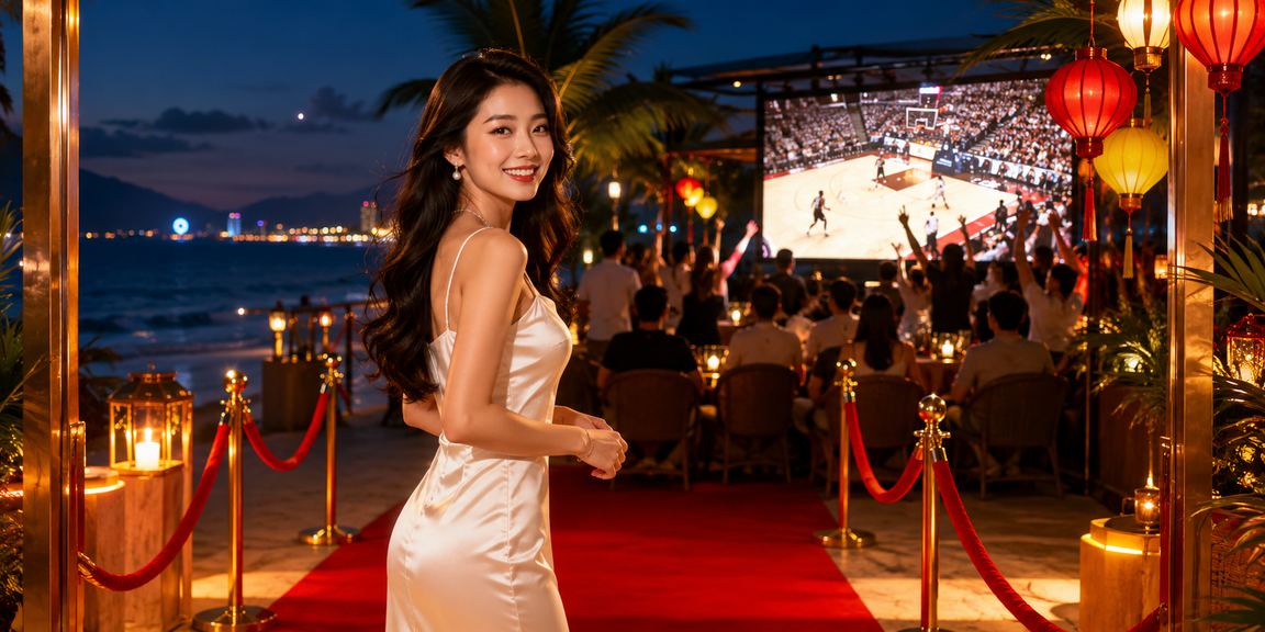 Người dùng xem kèo bóng rổ và nhận ưu đãi cá cược tại bãi biển Nha Trang